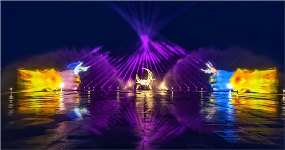 景區亮化工程效果圖-信達電通