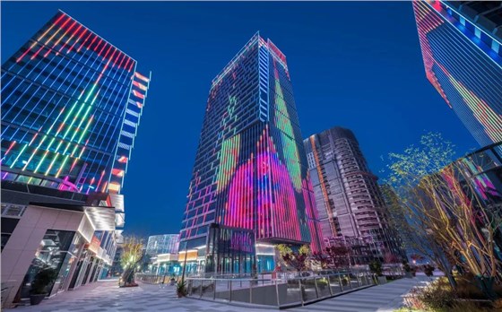 央視上海國(guó)際傳媒港亮化工程2-信達(dá)電通