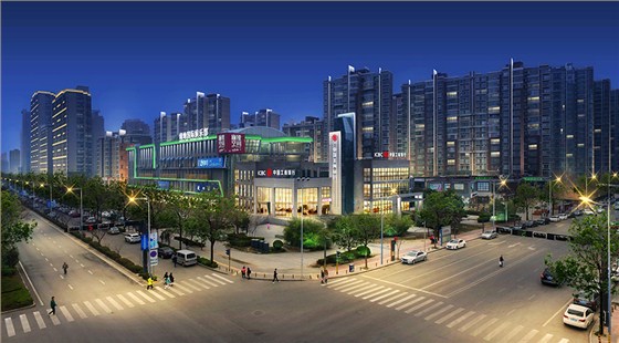 錦業(yè)路與丈八三路交匯口—綠地國際俱樂部