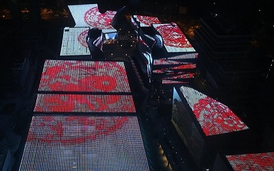 11月3日,央視總臺(tái)上海國(guó)際傳媒港舉行燈光首秀