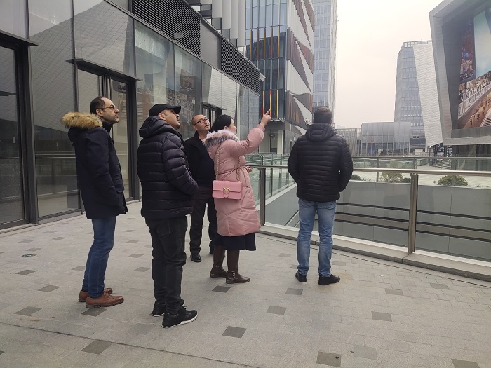 外賓來訪上海項目部