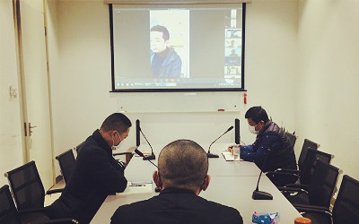 在崗在線-信達電通召開智控系統研發工作釘釘視頻會議